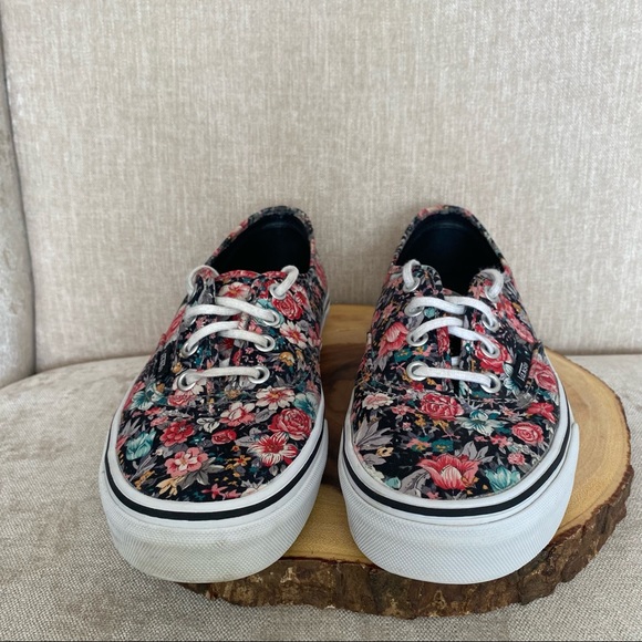 Vans Multi Floral Shoes - Picture 3 of 12